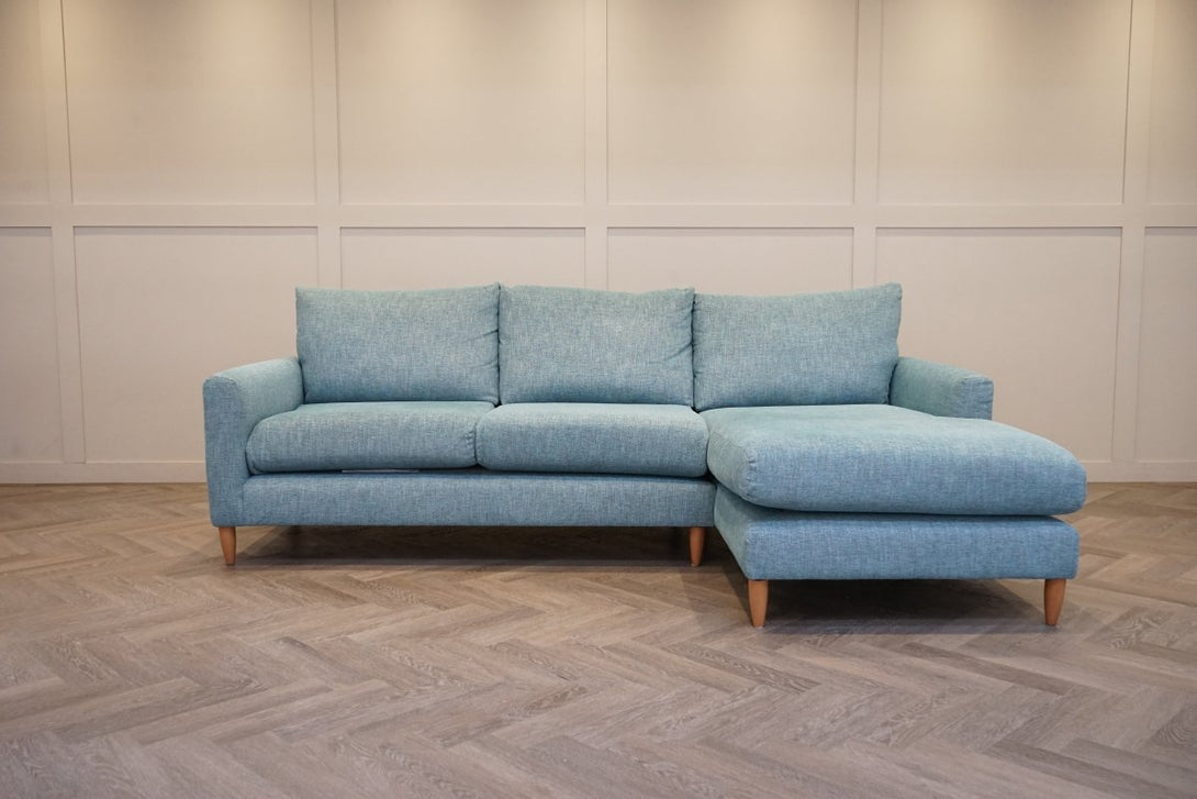 Bailey II 4 Seater RHF Chaise End Sofa, Connie Teal