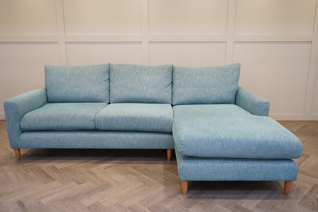 Bailey II 4 Seater RHF Chaise End Sofa, Connie Teal