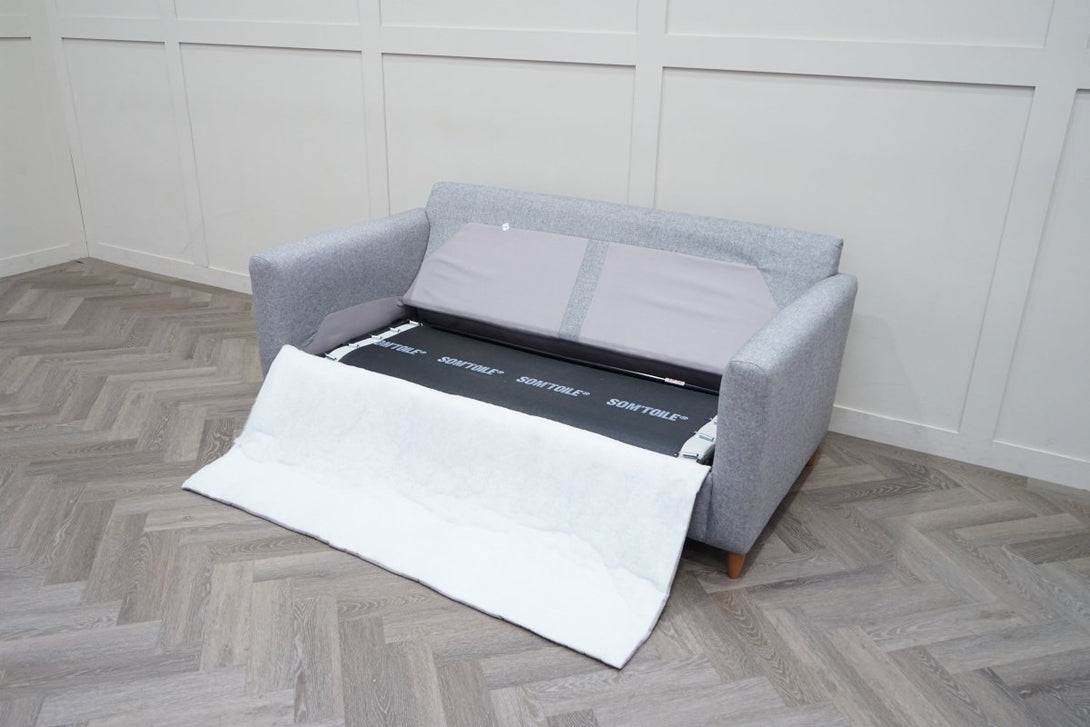 Bailey II Double Sofa Bed, Brushed Tweed Grey