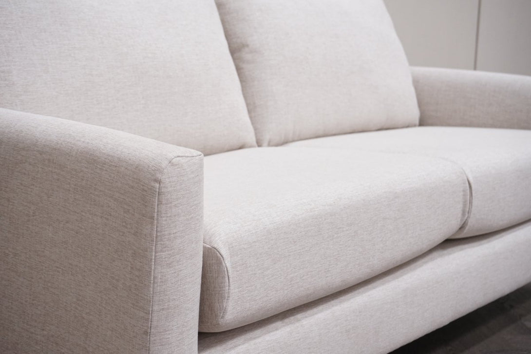 Bailey II Large 3 Seater Sofa, Aquaclean Titan Natural