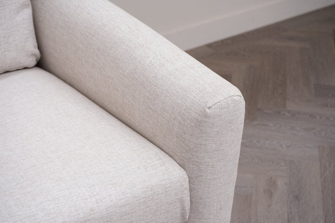 Bailey II Large 3 Seater Sofa, Aquaclean Titan Natural