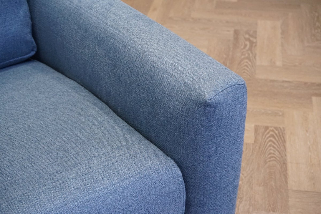 Bailey II Medium 2 Seater Sofa, Chenille Weave Dark Pacific