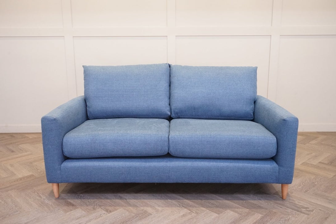 Bailey II Medium 2 Seater Sofa, Chenille Weave Dark Pacific