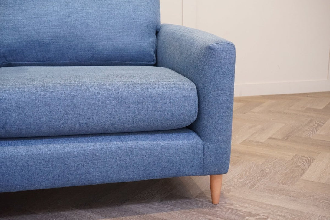 Bailey II Medium 2 Seater Sofa, Chenille Weave Dark Pacific