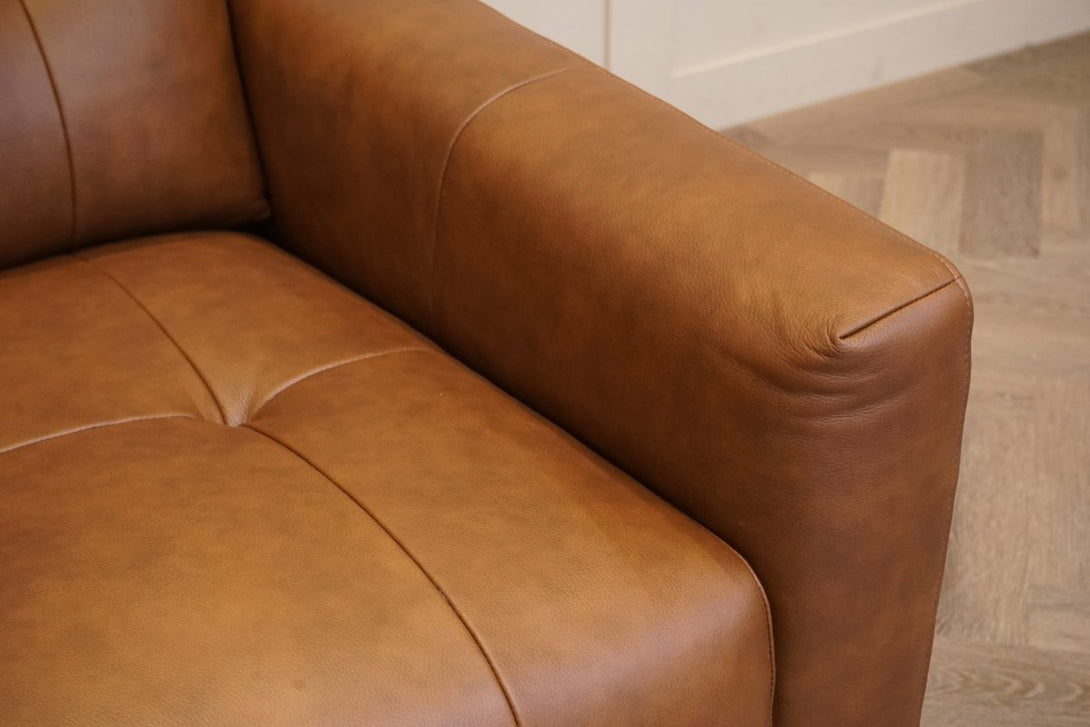 Bailey Leather Armchair, Premium Cocoa