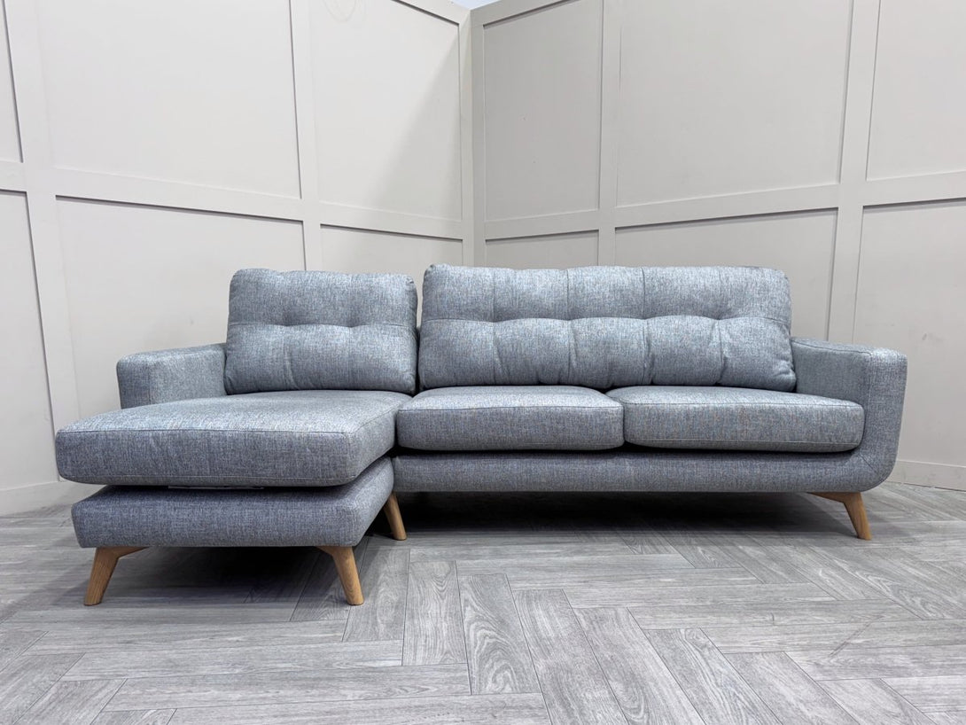 Barbican 5+ Seater LHF Chaise End Sofa, Connie Grey