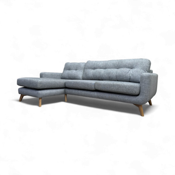 Barbican 5+ Seater LHF Chaise End Sofa, Connie Grey