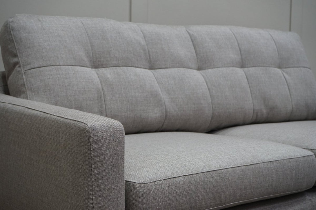 Barbican Large 3 Seater Sofa, Aquaclean Aston Natural