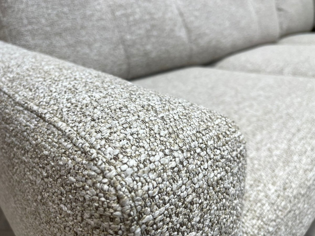 Barbican Large Corner Sofa, Boucle Biscuit