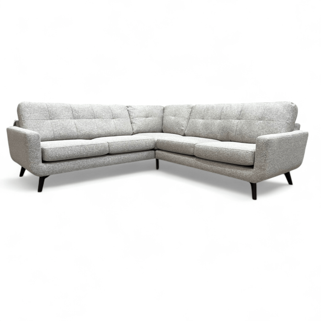 Barbican Large Corner Sofa, Boucle Biscuit