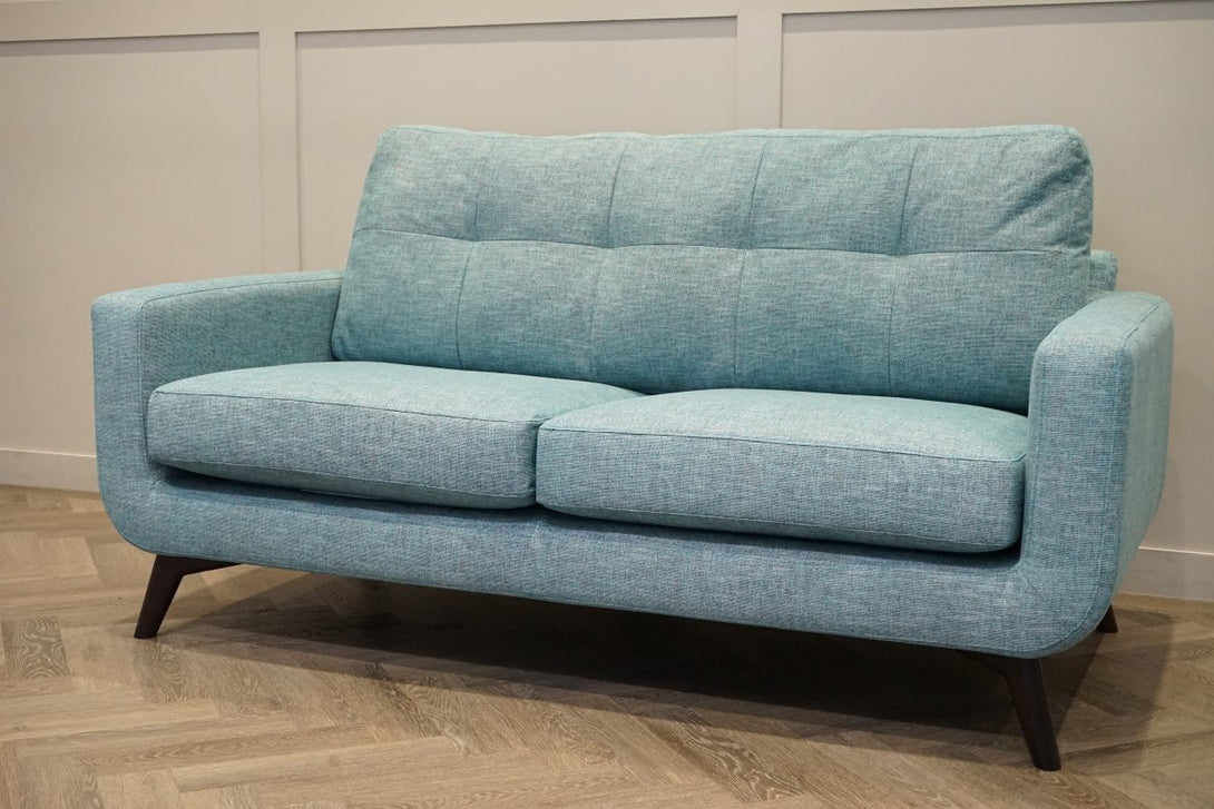 Barbican Medium 2 Seater Sofa, Aquaclean Connie Teal