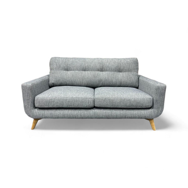 Barbican Medium 2 Seater Sofa, Aquaclean Titan Storm Grey