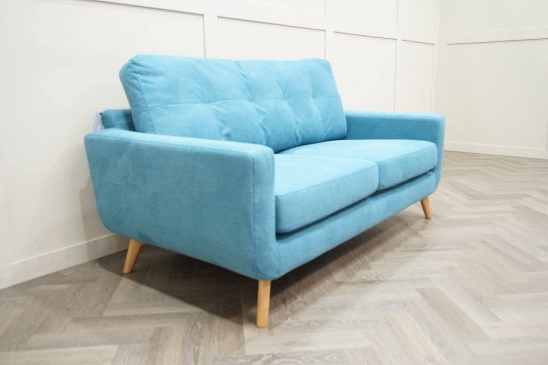Barbican Medium 2 Seater Sofa, Soft Weave Teal
