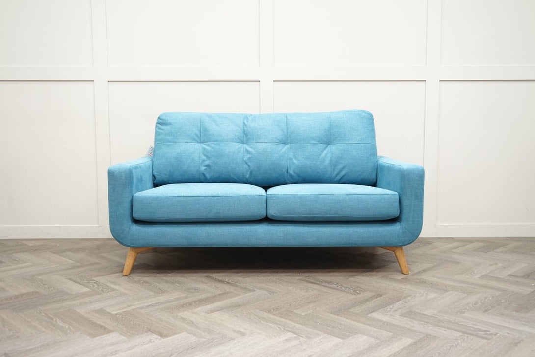 Barbican Medium 2 Seater Sofa, Soft Weave Teal