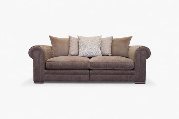 Bardot Large 3 Seater Sofa, Chenille Latte