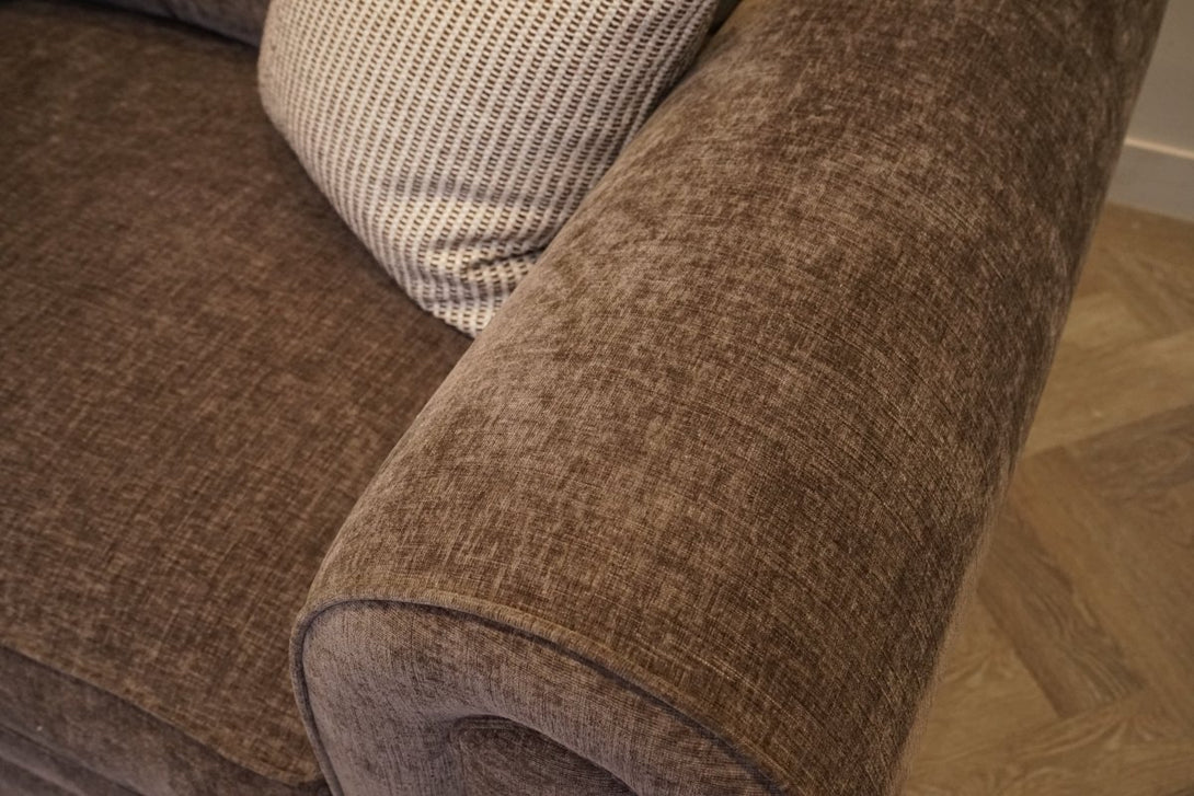 Bardot Large Cuddle Chair, Chenille Chocolate