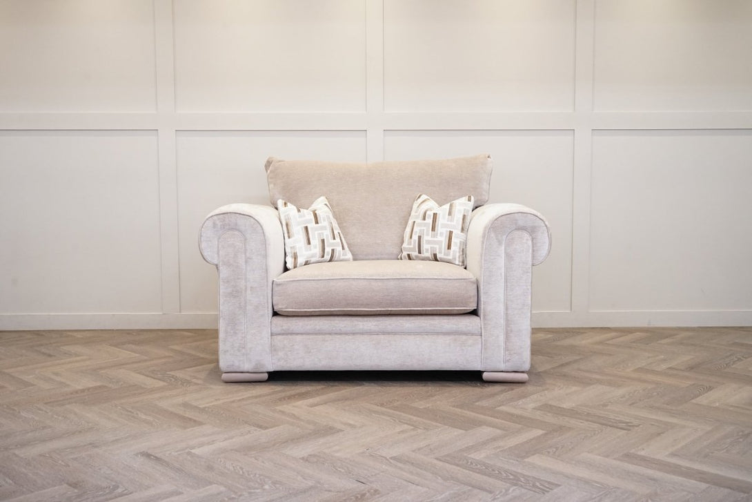 Bardot Large Cuddle Chair, Derwent Truffle