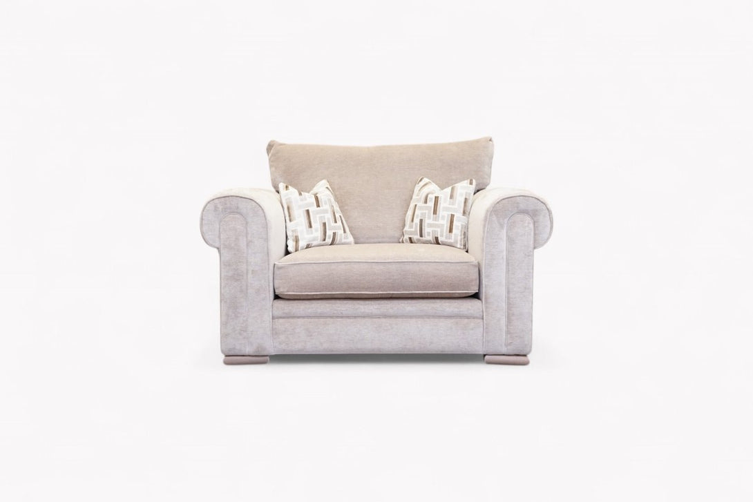 Bardot Large Cuddle Chair, Derwent Truffle