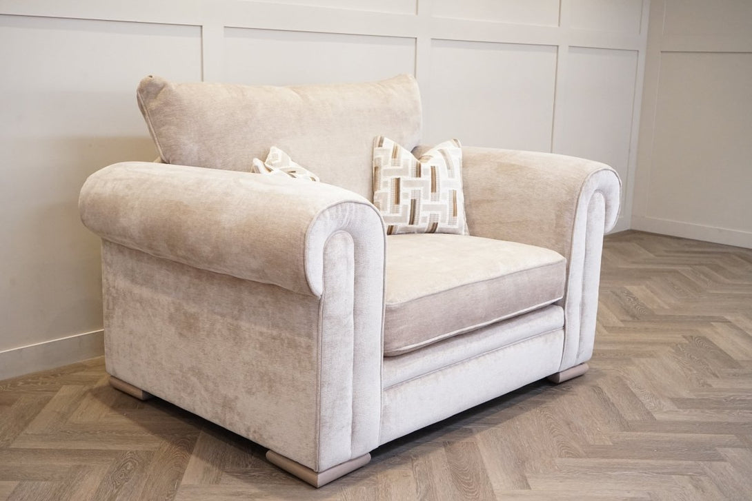 Bardot Large Cuddle Chair, Derwent Truffle
