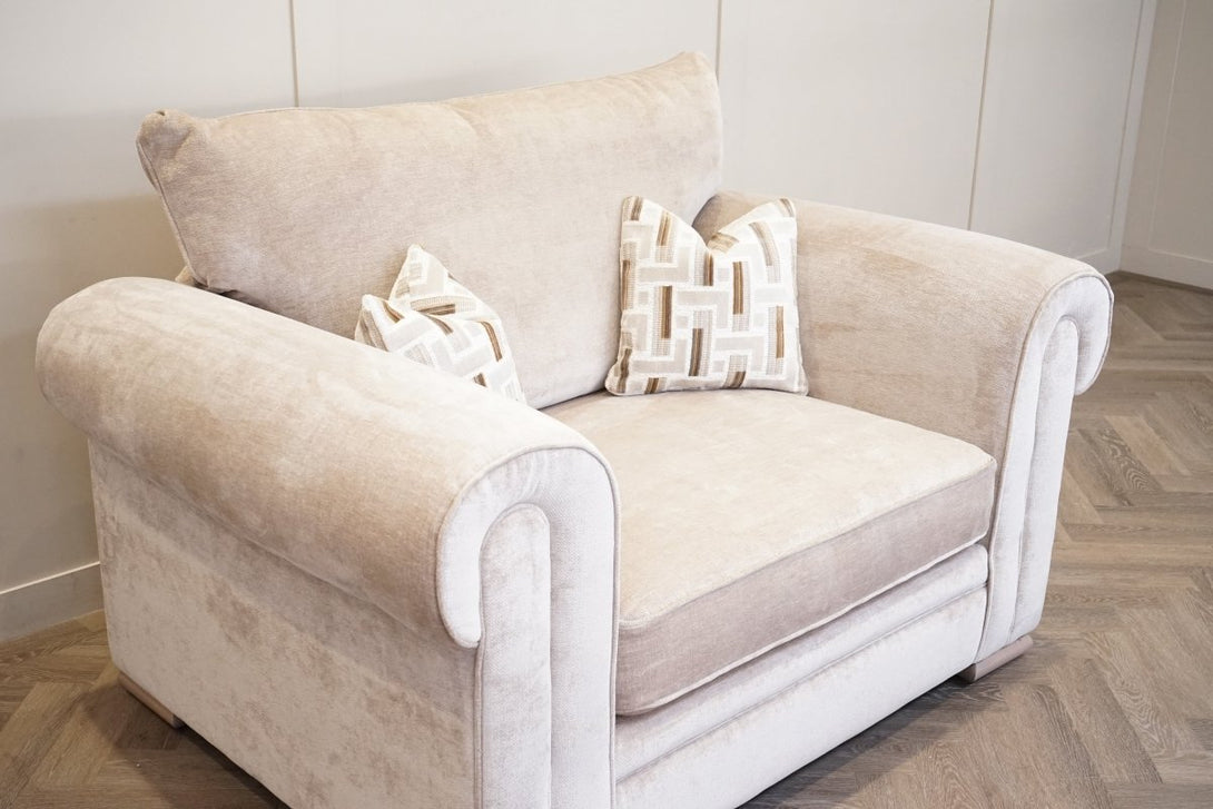 Bardot Large Cuddle Chair, Derwent Truffle