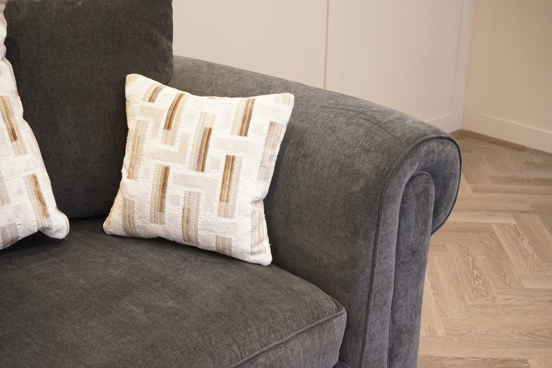 Bardot XL Pillow Back 4 Seater Sofa & Armchair, Dusk Slate
