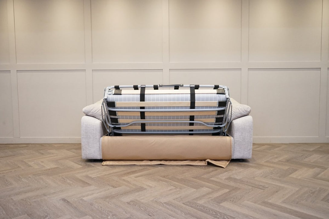 Barley 3 Seater Sofa Bed, Natural Weave