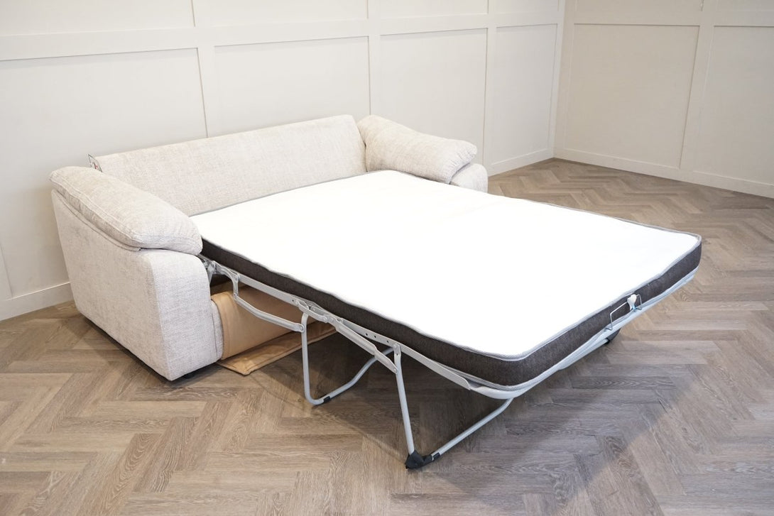 Barley 3 Seater Sofa Bed, Natural Weave