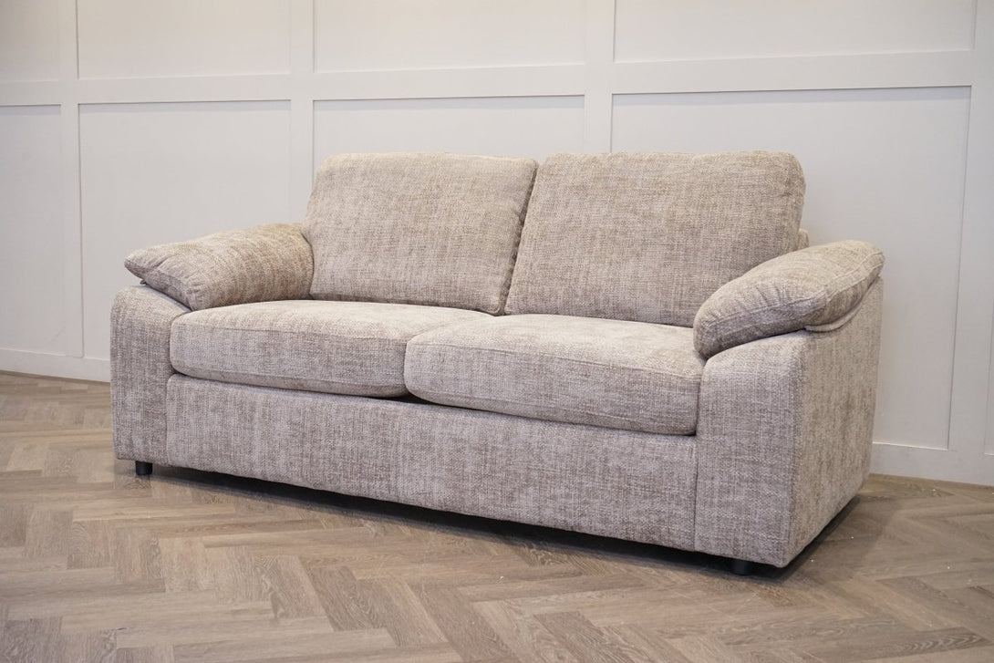 Barley 3 Seater Sofa Bed, Truffle Weave