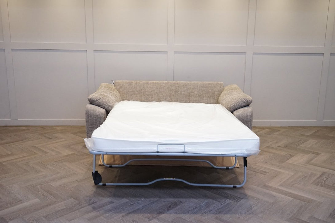 Barley 3 Seater Sofa Bed, Truffle Weave
