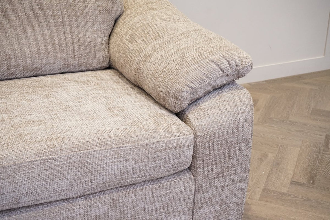 Barley 3 Seater Sofa Bed, Truffle Weave