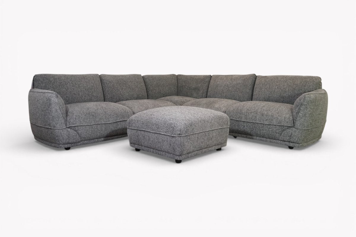 Belize Large Modular Corner Sofa, Cosy Coal