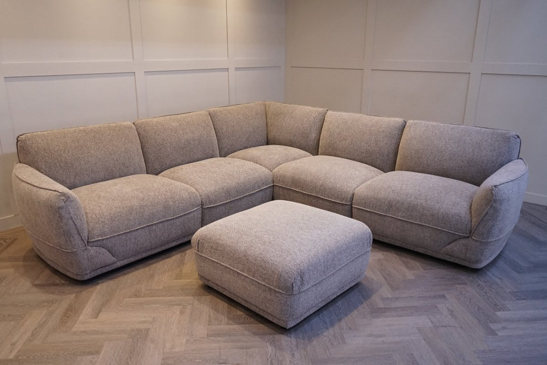 Belize Large Modular Corner Sofa, Cosy Smoke