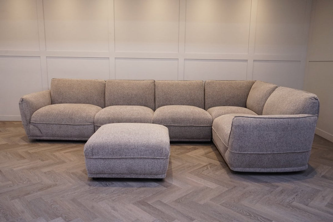 Belize Large Modular Corner Sofa, Cosy Smoke