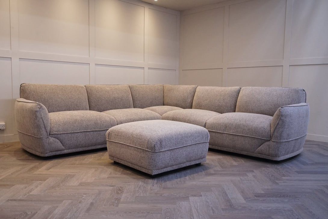 Belize Large Modular Corner Sofa, Cosy Smoke