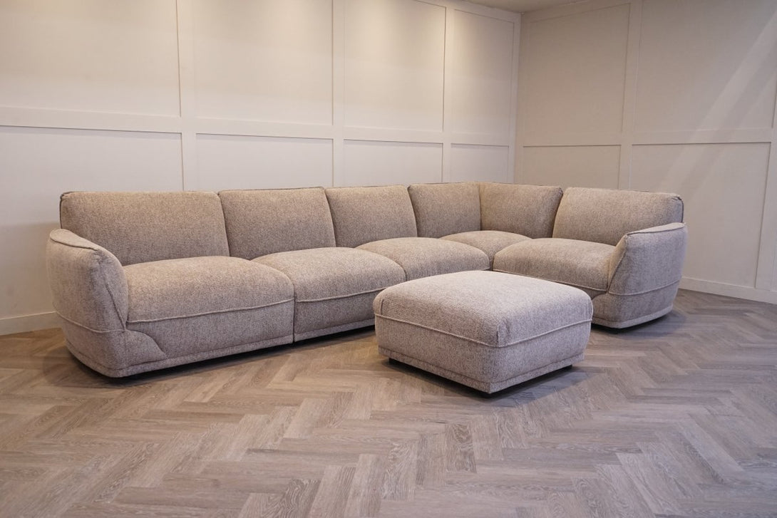 Belize Large Modular Corner Sofa, Cosy Smoke