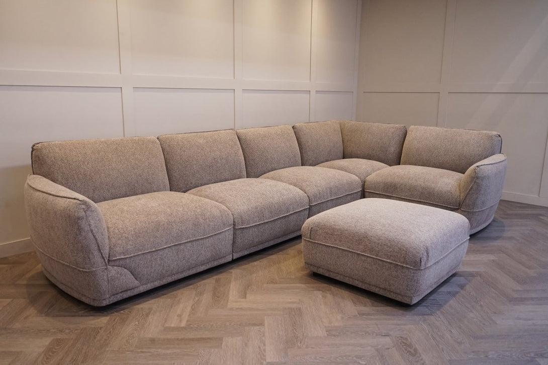 Belize Large Modular Corner Sofa, Cosy Smoke