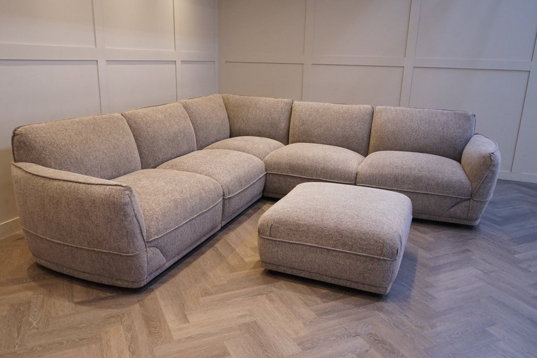 Belize Large Modular Corner Sofa, Cosy Smoke