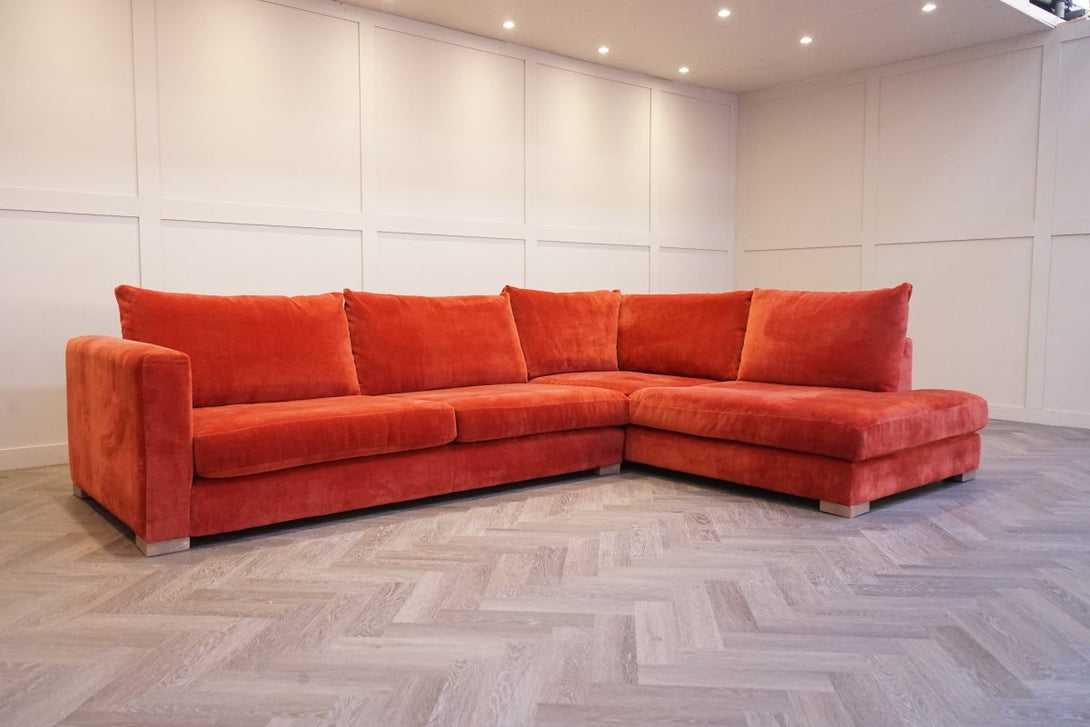Belle Large Right Corner Sofa, Dusk Harissa