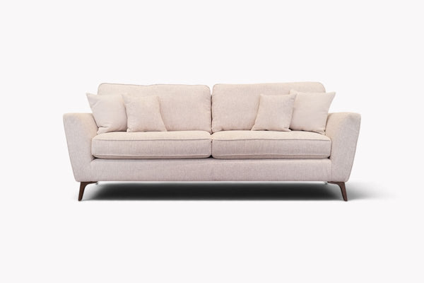 Belmont XL 4 Seater Sofa, Langley Ecru Fabric