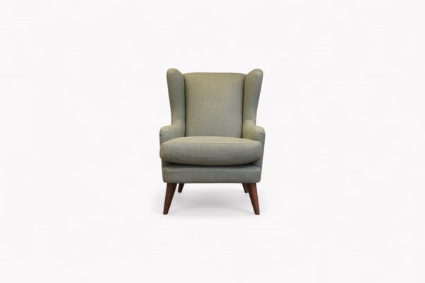 Bergen II Armchair, Brushed Tweed Green