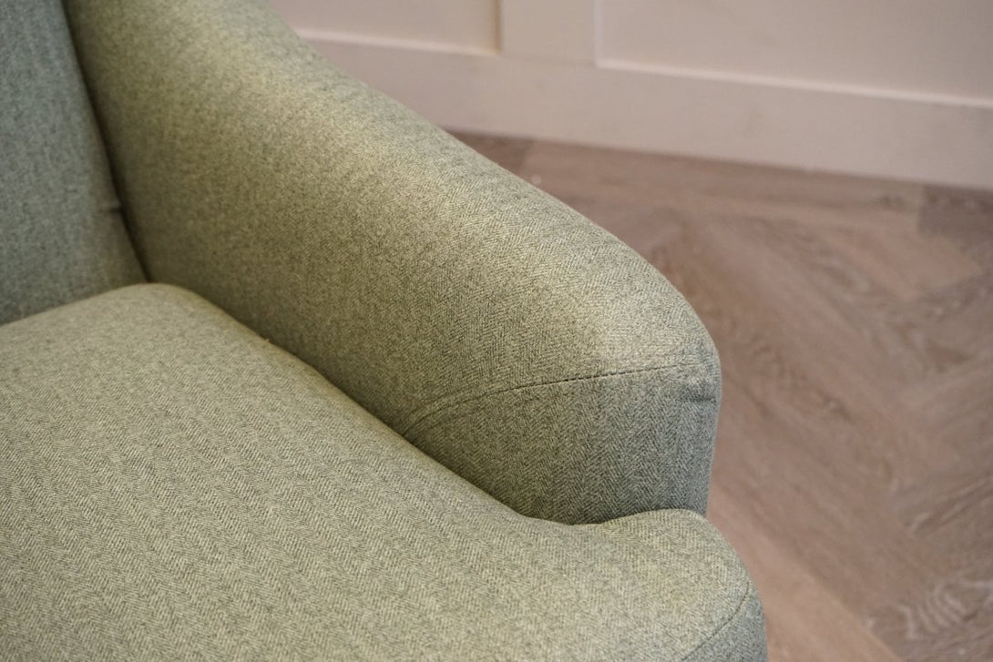 Bergen II Armchair, Brushed Tweed Green