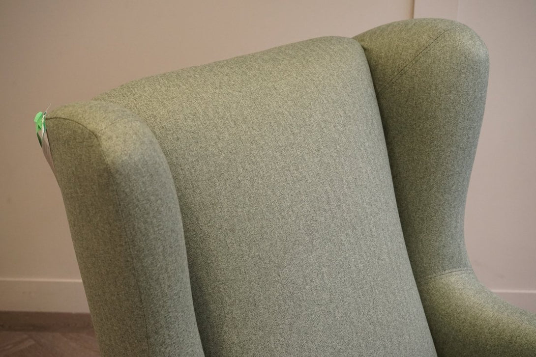 Bergen II Armchair, Brushed Tweed Green