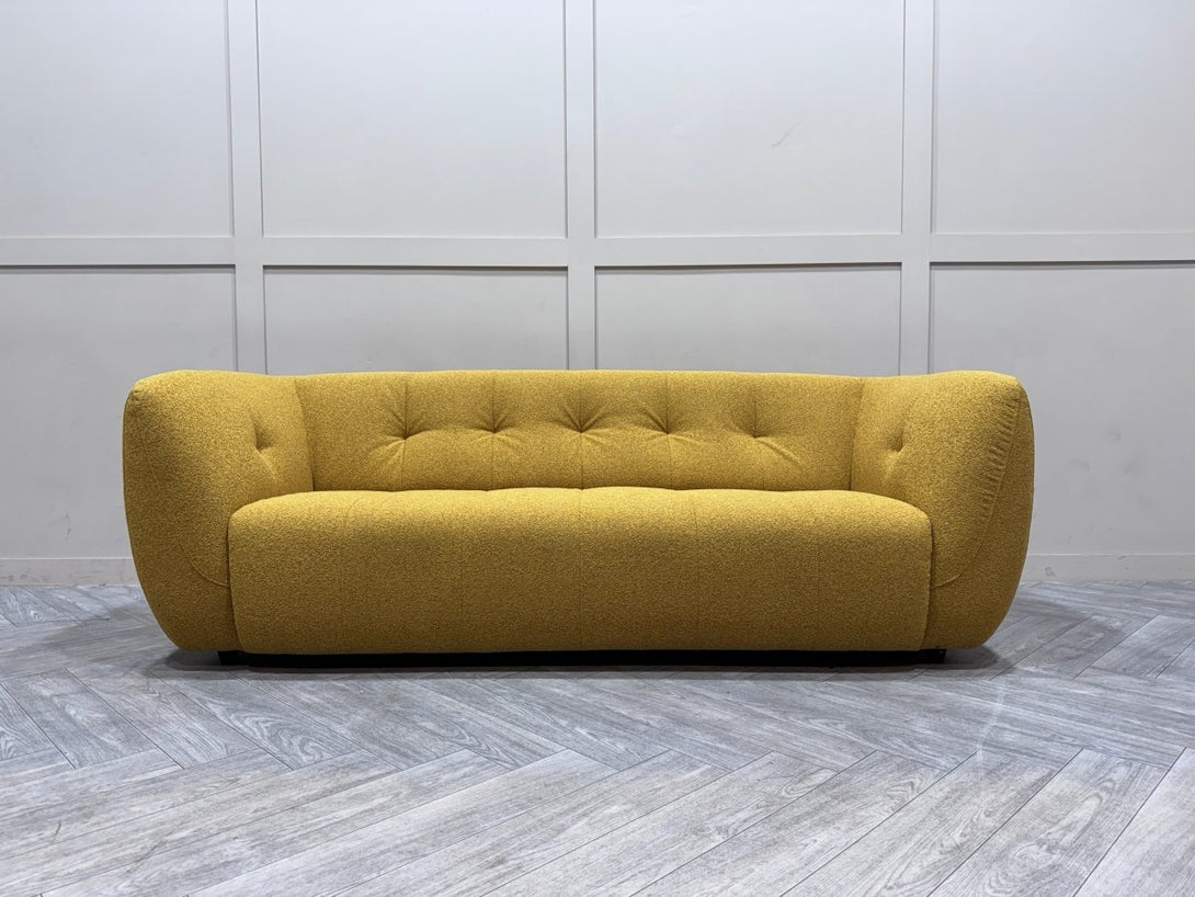 Bilbao Large 3 Seater Sofa, Bumblebee Yellow