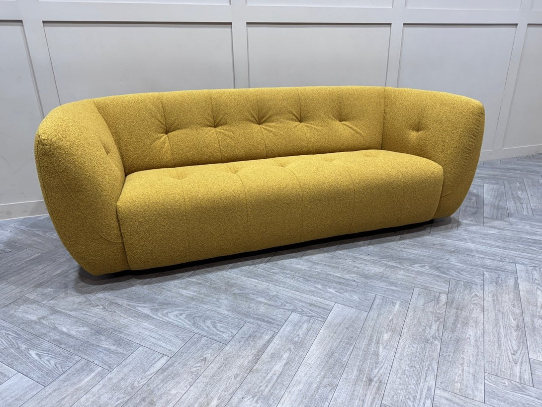 Bilbao Large 3 Seater Sofa, Bumblebee Yellow