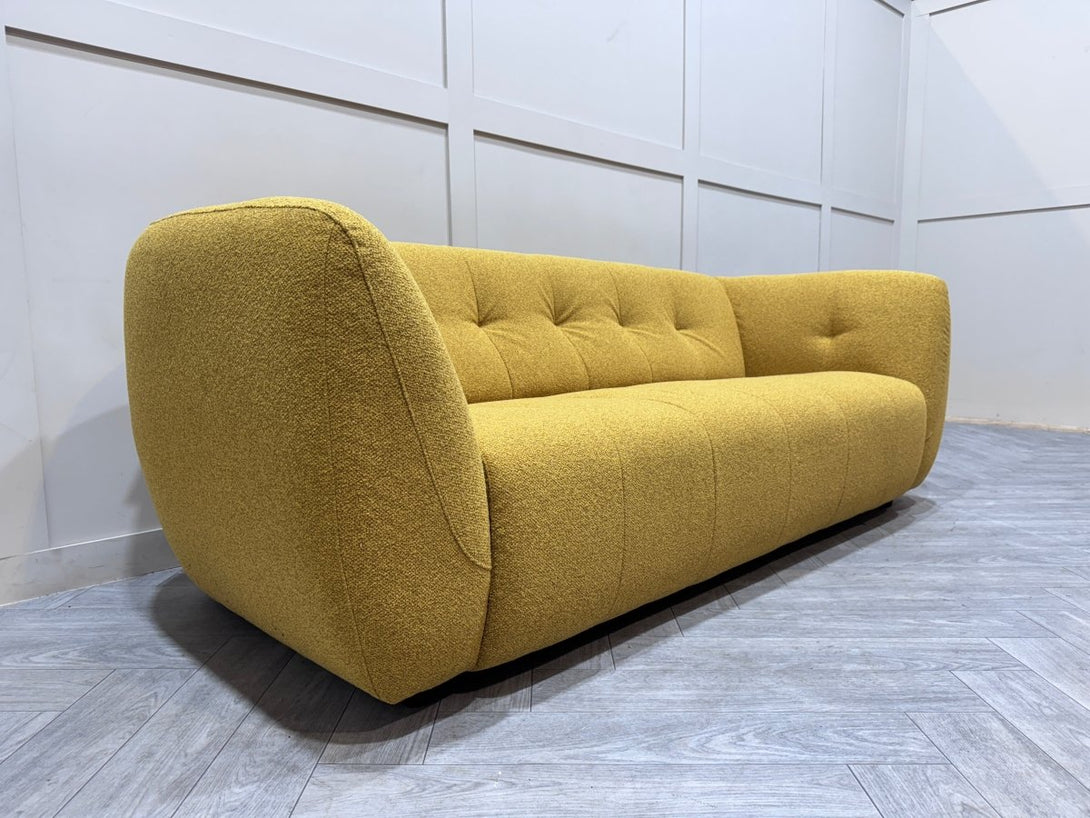 Bilbao Large 3 Seater Sofa, Bumblebee Yellow