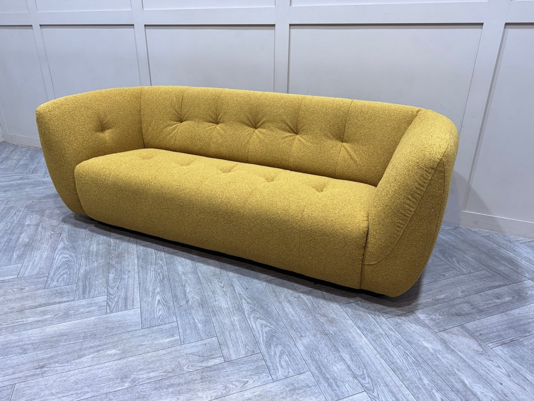 Bilbao Large 3 Seater Sofa, Bumblebee Yellow