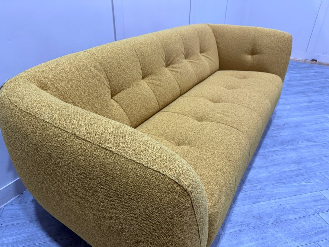 Bilbao Large 3 Seater Sofa, Bumblebee Yellow