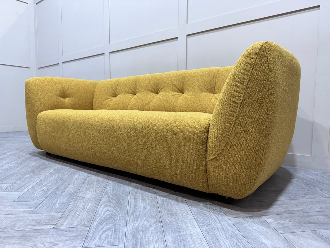 Bilbao Large 3 Seater Sofa, Bumblebee Yellow