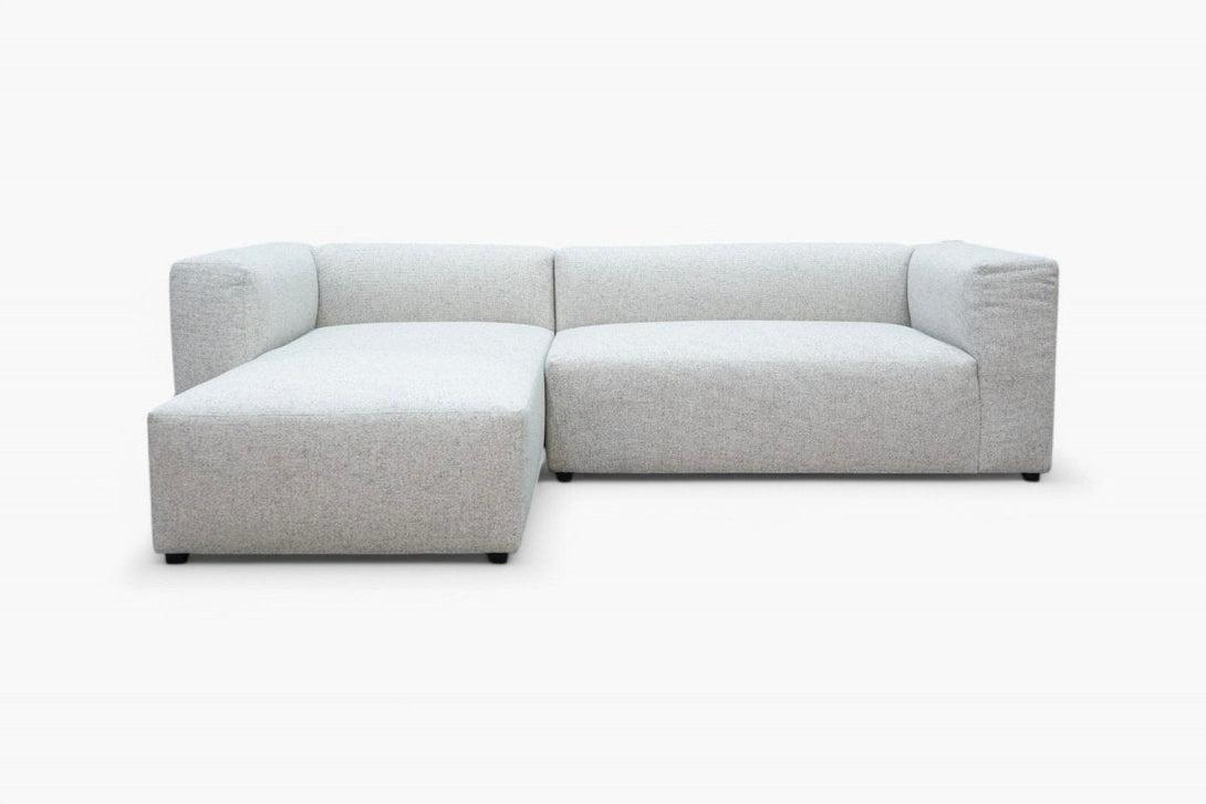 Bloc LHF Chaise End Sofa, Natural Fleck Weave