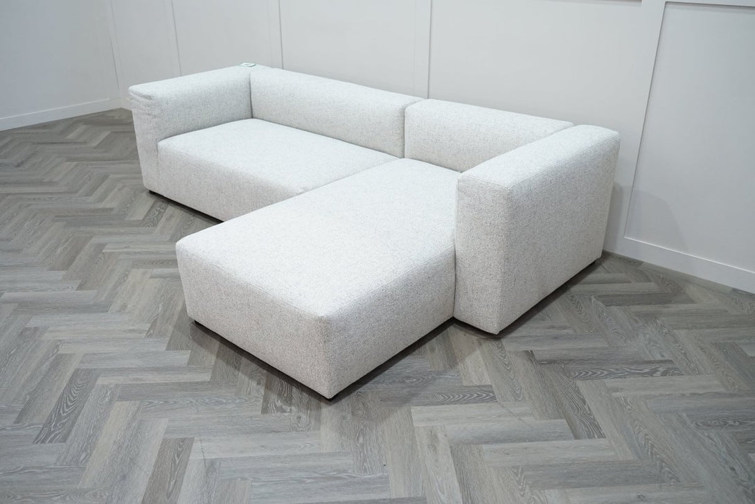 Bloc RHF Chaise End Sofa, Natural Fleck Weave